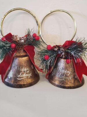 Personalized Holiday Decorations Copper Bell