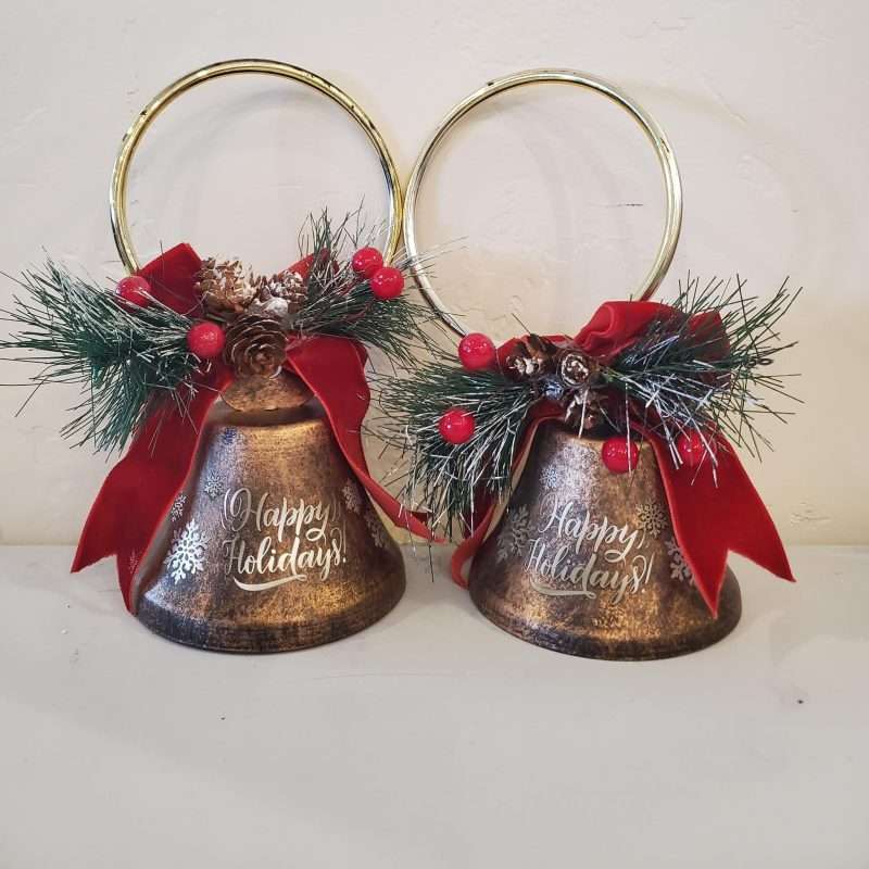 Personalized Holiday Decorations Copper Bell