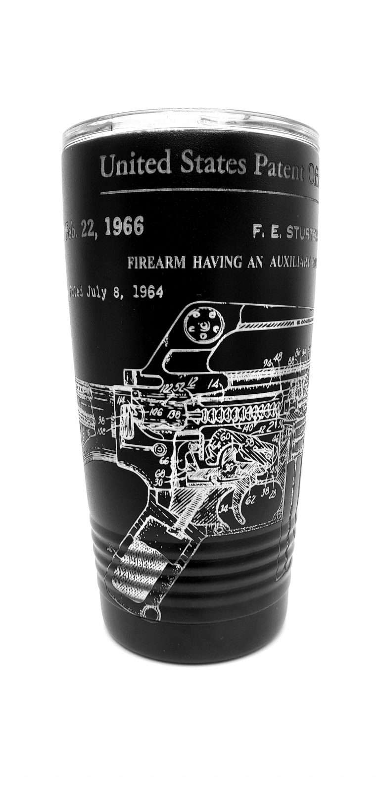 Personalized AR15 Tumbler Cup Best Gift for Dad Stainless Steel oz Coffee or Tea
