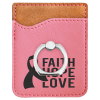 Phone walled with stand Personalize Custom Engrave Pink Faith and Love