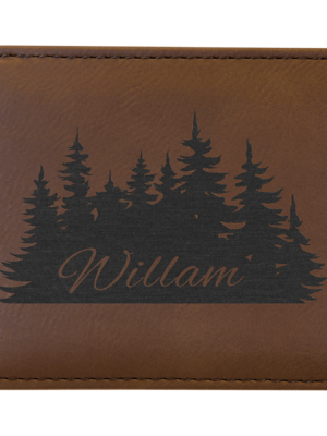 Personalized Leatherette Wallet
