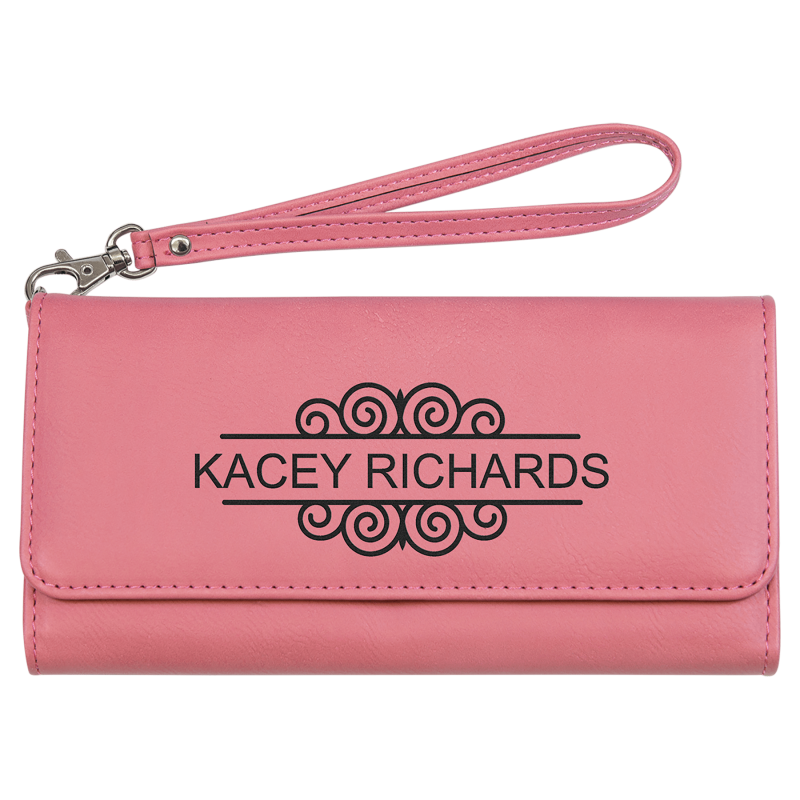 Personalized Gift Idea Best Leather Wallet with wristlet