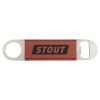 Personalized Leatherette for comfort Large Bartender Size Bottle Opener 7 inch Stainless Steel