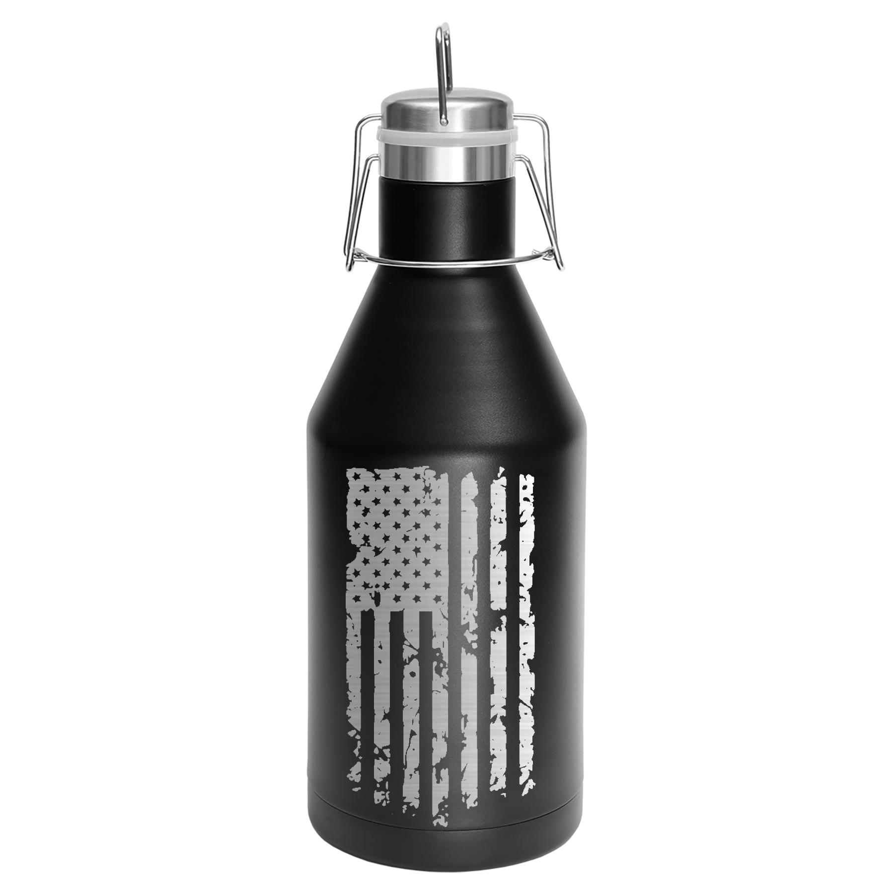 Personalized Flag Beer Growler 64oz