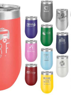Personalized Wine Tumbler Gift