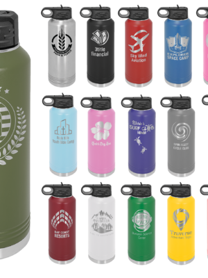 Personalized 40oz Stainless Steel Water Bottle