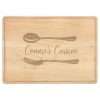 Personalized Engraved Maple Cutting Board with Drip ring