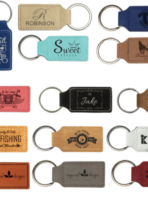 Personalized Promotional Gift Idea Leatherette Keychains Boise Idaho