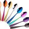 Multicolored Spoons Custom Engraved