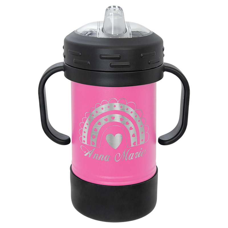 PERSONALIZED Kids Water Bottle Custom Tumbler Steel Engraved 12 Oz SIC Cup  Monogram, Toddler, Back to School, Small, Sippy Cup, Straw 