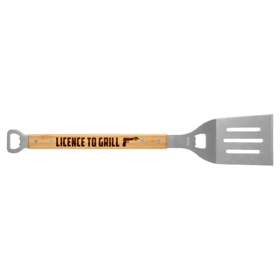 Custom Personalized BBQ Grill Spatula 19 inch License to Grill