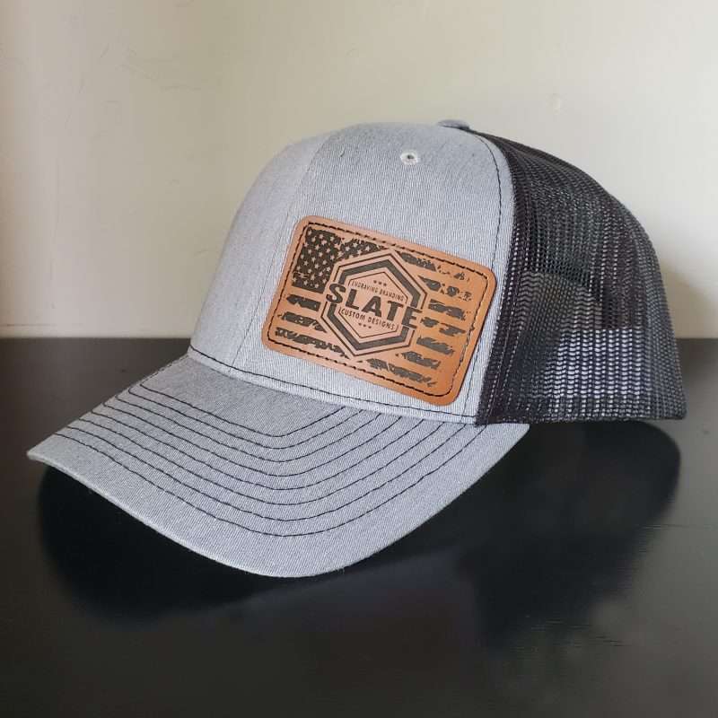 Custom laser engraved genuine leather patch hats customized any way you  like!